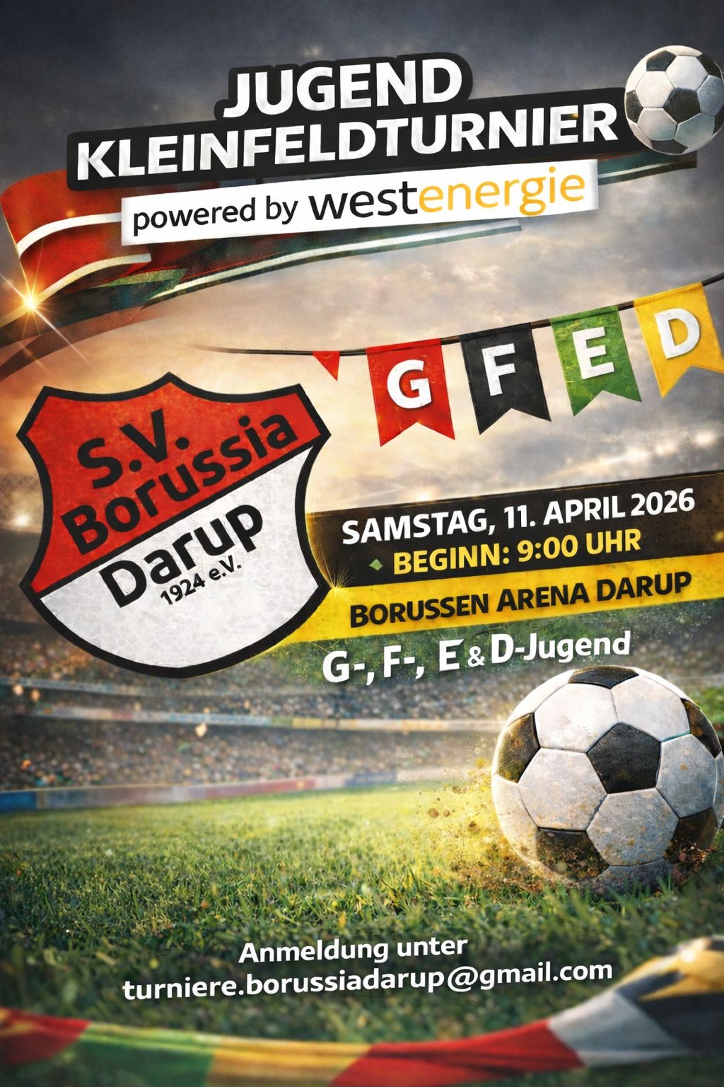 Fussballturnier Flyer 2026